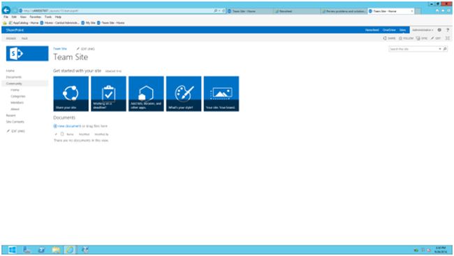 Navigate SharePoint site